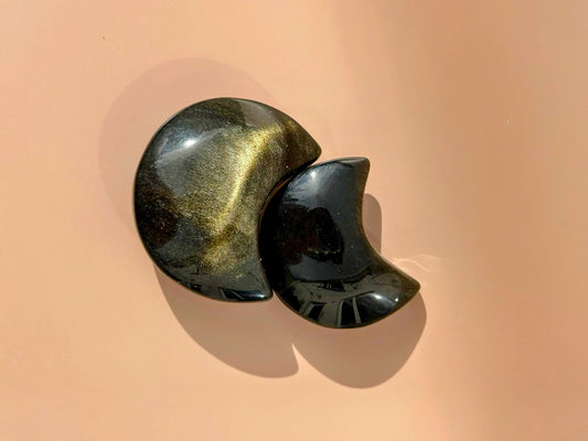 Golden Obsidian Moons