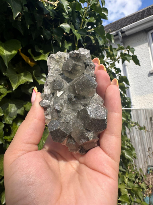 Benz Calcite with Pyrite